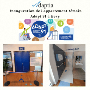 Inauguration de l’appartement témoin Adapt’91 à EvrY